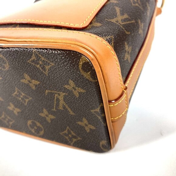 LOUIS VUITTON Brown Monogram Leather Shoulder Bag - Picture 6 of 16